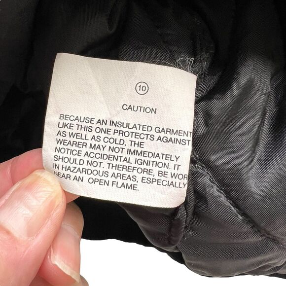 Vtg Spalding Ski Jacket Men's Medium Red White Black Colorblock Winter Hood Coat - Picture 8 of 16